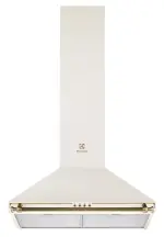 Вытяжка Electrolux купольная Rococo, 60см, 420м куб час., шампань