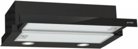 Вытяжка Gorenje телескопическая, 60см, 450м.куб/час, черный