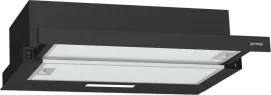Вытяжка Gorenje телескопическая, 60см, 350м.куб/час, черный