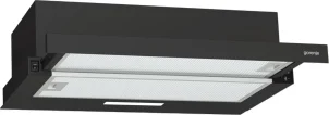 Вытяжка Gorenje телескопическая, 60см, 350м.куб/час, черный №1