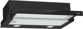 Вытяжка Gorenje телескопическая, 60см, 450м.куб/час, черный