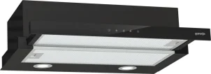Витяжка Gorenje телескопічна, 60см, 450м.куб/год, чорний №1