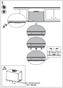 Вытяжка Franke встраиваемая 70см, 1120м.куб/час, Box Flush Evo FBFE XS A70, нерж №6