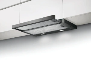 Витяжка Faber телескоп, 60см, 701м.куб/год, Flexa Ng Glass Lux Bk A60, чорний №3