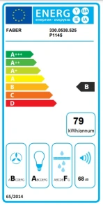 Витяжка Faber похила, 55см, 1219м.куб/год, Steelmax Ev8 Led Wh A55, білий/нерж №5
