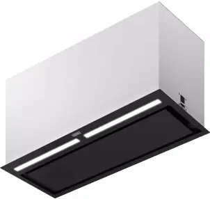 Витяжка Faber вбудована, 70см, 1202м.куб/год, Inka Lux Premium Bk Matt A70 Kl, чорний матовий №1