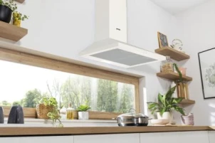 Витяжка Gorenje купольна, 60см, 450м3ч, білий №7