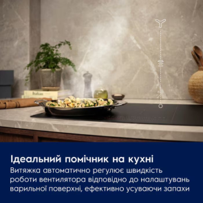 Вытяжка Electrolux встроенная, 54см, 700м.куб/час, Hob2Hood, черный №7