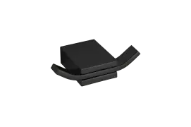 Крючок для полотенец VBI NEPTUNE BLACK двойной