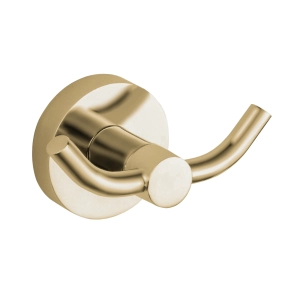 Крючок для полотенец VBI VENUS BRUSHED GOLD двойной №1