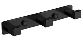 Крючок для полотенец VBI QUADRO BLACK тройной
