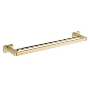 Вішалка для рушників VBI MARS BRUSHED GOLD подвійна №1