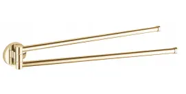 Вешалка для полотенец VBI VENUS GOLD поворотная двойная