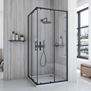 Душова кабіна REA CITY 90х90 BLACK №2