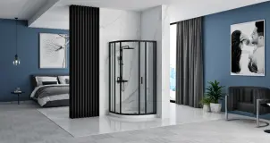 Душова кабіна REA LOOK 80х80 BLACK №4