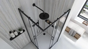 Душова кабіна REA CITY 80х80 BLACK №5
