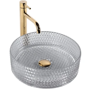 Умивальник (раковина) REA CRISTAL 35 LIGHT GREY накладний №1