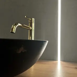 Умивальник (раковина) REA STELLA BLACK MARBLE BRUSHED накладний №4
