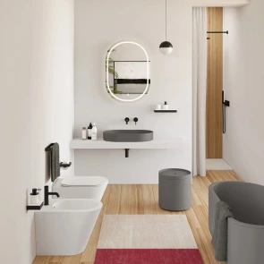 Умивальник (раковина) REA IRIS 71 GREY MATT накладний №7