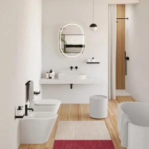 Умивальник (раковина) REA IRIS 71 WHITE MATT накладний №7