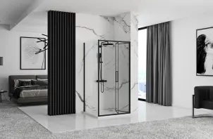 Душова кабіна REA RAPID FOLD 80x100 BLACK №14