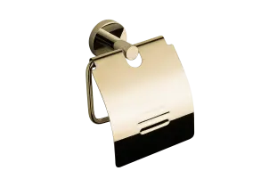 Держатель для туалетной бумаги с крышкой VBI URANUS GOLD №1