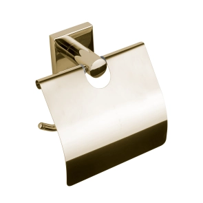 Держатель для туалетной бумаги с крышкой VBI SATURN GOLD №1