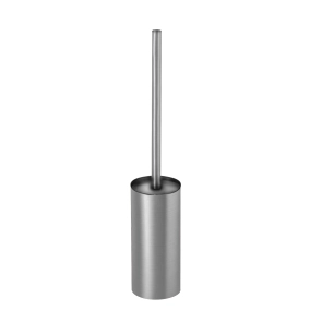 Йоржик для унітазу підлоговий VBI ROUND NICKEL №1