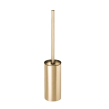 Ёршик для унитаза напольный VBI ROUND BRUSH GOLD