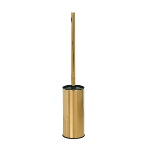 Йоржик для унітазу підлоговий VBI ROUND GOLD №1