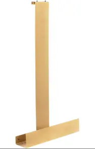 Полка REA TORI BRUSHED GOLD на душевую стенку №1