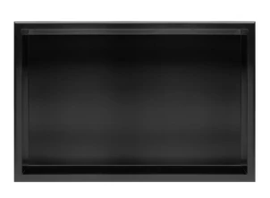 Встраиваемая полка REA 30X60 BLACK MATT с ободком №2