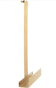 Полка REA TORI BRUSHED GOLD на душевую стенку №2