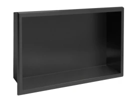 Вбудована полиця REA 30X45 BLACK MATT з обідком