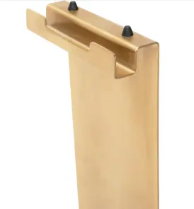 Полка REA TORI BRUSHED GOLD на душевую стенку №3
