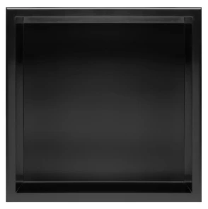 Вбудована полиця REA 30X30 BLACK MATT з обідком №5
