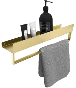 Полка для ванны REA SF01 45 BRUSHED GOLD №1
