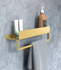 Полка для ванны REA SF01 45 BRUSHED GOLD №2