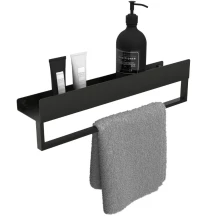 Полиця для ванни REA SF01 45 BLACK MATT