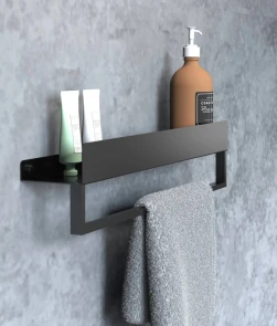 Полка для ванны REA SF01 45 BLACK MATT №4