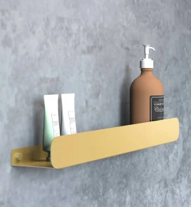 Полка для ванны REA SF03 45 BRUSHED GOLD №4