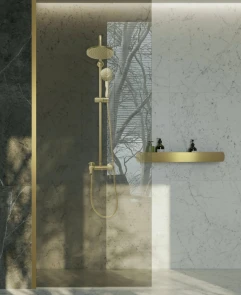Полка для ванны REA SF03 60 BRUSHED GOLD №2