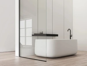 Полка для ванны REA SF02 60 BLACK MATT №6
