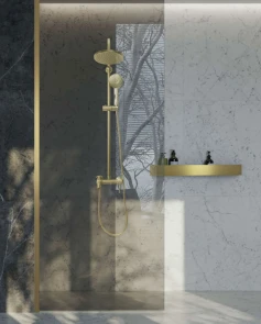 Полка для ванны REA SF02 60 BRUSHED GOLD №3