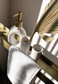 Полка для ванны REA SF02 60 BRUSHED GOLD №4