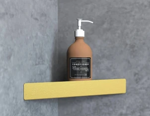 Угловая полка для ванны REA SF07 28 BRUSHED GOLD №3