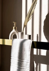 Полка для ванны REA SF02 60 BRUSHED GOLD №5