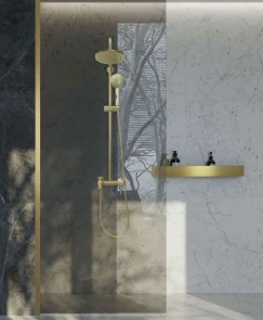 Полка для ванны REA SF04 60 BRUSHED GOLD №2