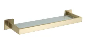 Полиця скляна VBI JUPITER BRUSH GOLD №1