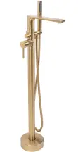 Змішувач для ванни REA FLORES BRUSHED GOLD підлоговий